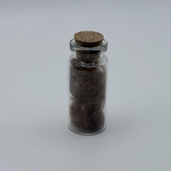 Hair Clipping in Glass Vial